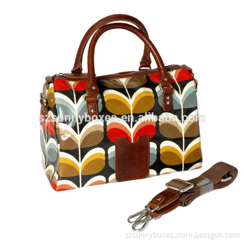 Hot sell wholesale women muticolor promotion PVC handbag for ladies